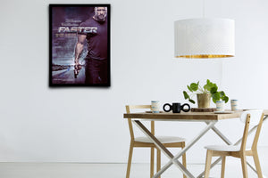 Faster Signed Poster with COA