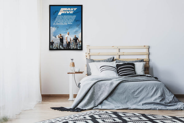 Fast Five Signed Poster with COA
