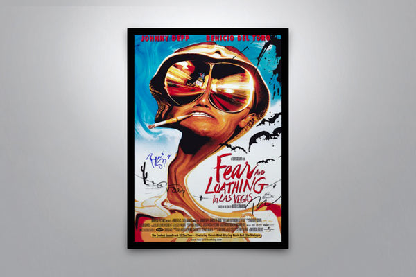 Fear and Loathing in Las Vegas Signed Poster with COA