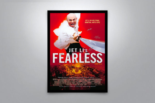 Fearless Signed Poster with COA