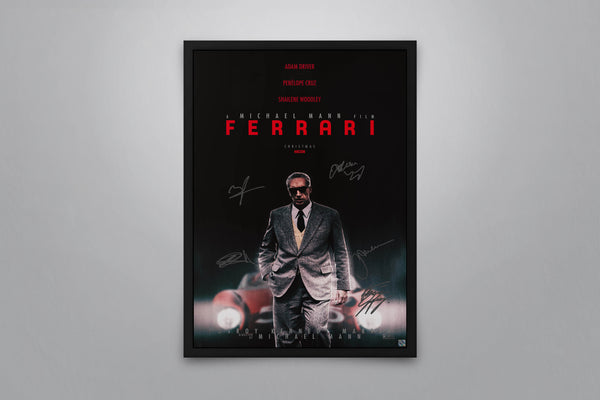 Ferrari - Signed Poster + COA