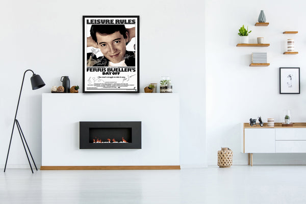 Ferris Bueller's Day Off Signed Poster with COA