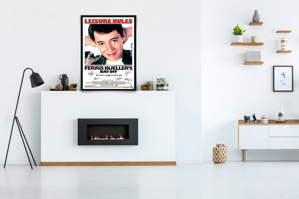 Ferris Bueller's Day Off Signed Poster with COA