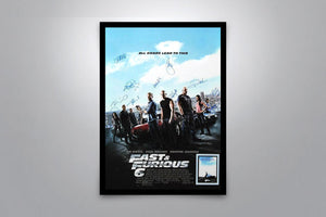 Fast and Furious 6 Signed Poster with COA