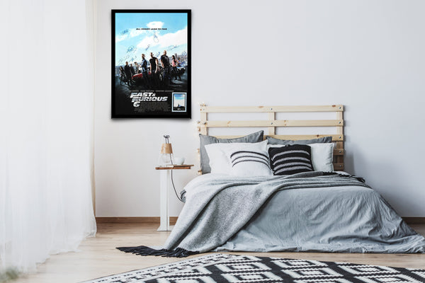 Fast and Furious 6 Signed Poster with COA