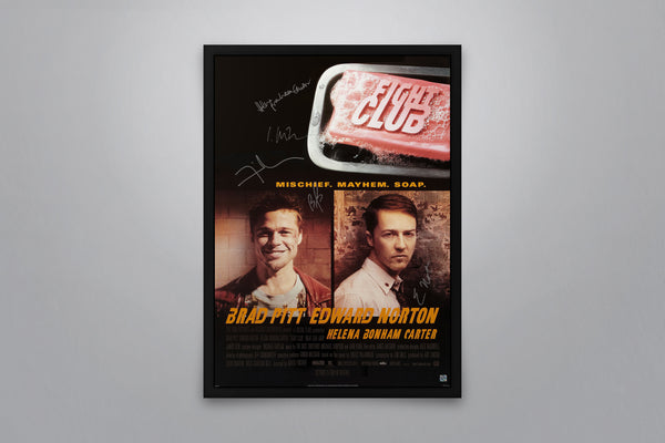 Fight Club Signed Poster with COA
