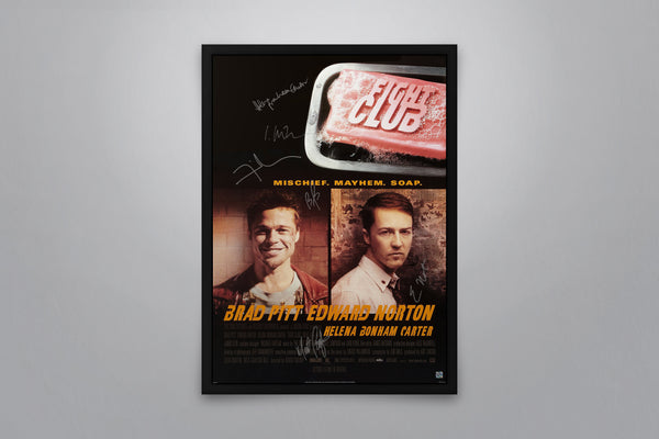 Fight Club Signed Poster with COA