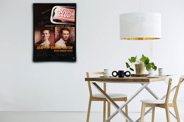 Fight Club Signed Poster with COA