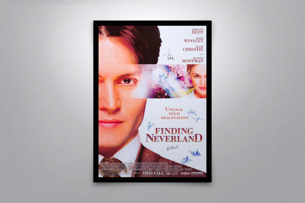 Finding Neverland Signed Poster with COA