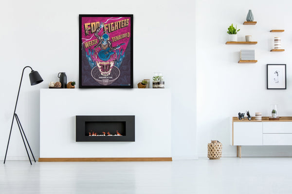 Foo Fighters - Bogota, 2019 Signed Poster with COA