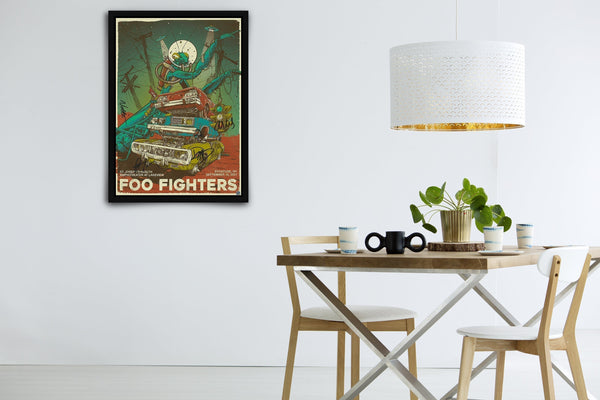 Foo Fighters - Syracuse, 2021 Signed Poster with COA