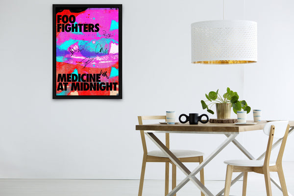 Foo Fighters: Medicine at Midnight - Signed Poster + COA