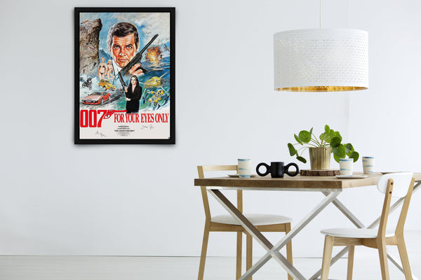 For Your Eyes Only Signed Poster with COA