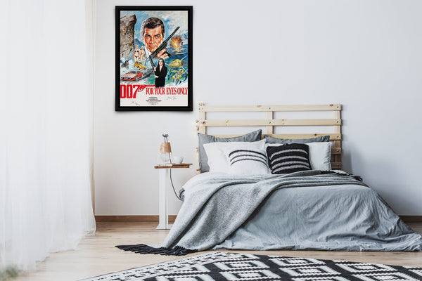 For Your Eyes Only Signed Poster with COA