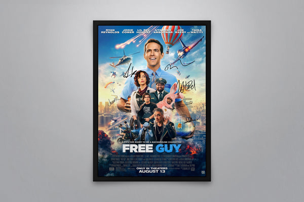 Free Guy Signed Poster with COA