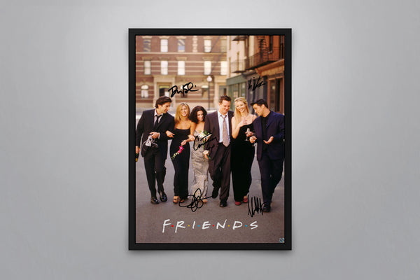 Friends Signed Poster with COA