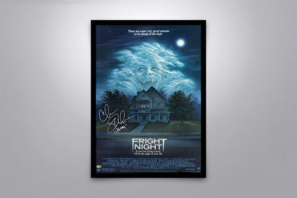 Fright Night Signed Poster with COA