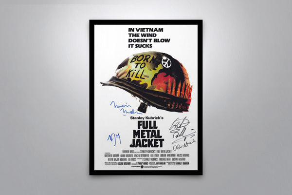 Full Metal Jacket Signed Poster with COA