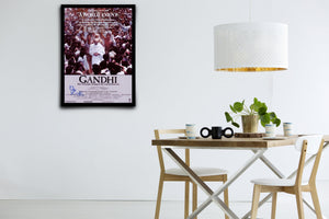 Gandhi Signed Poster with COA