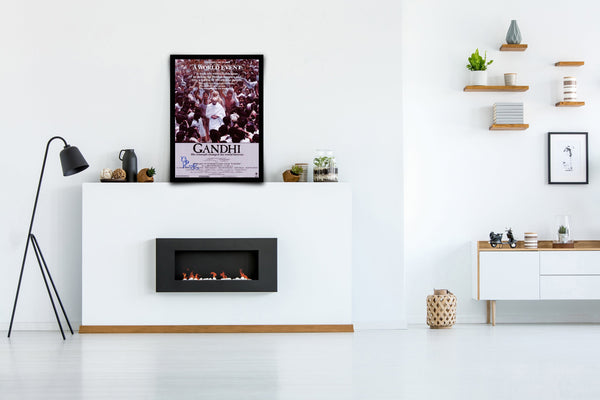 Gandhi Signed Poster with COA