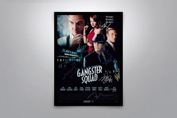 Gangster Squad Signed Poster with COA