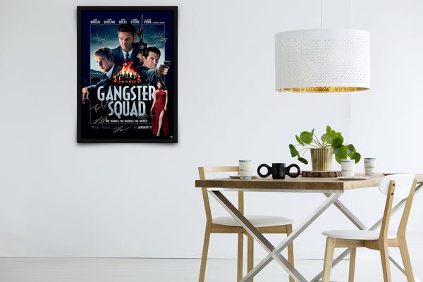 Gangster Squad Signed Poster with COA