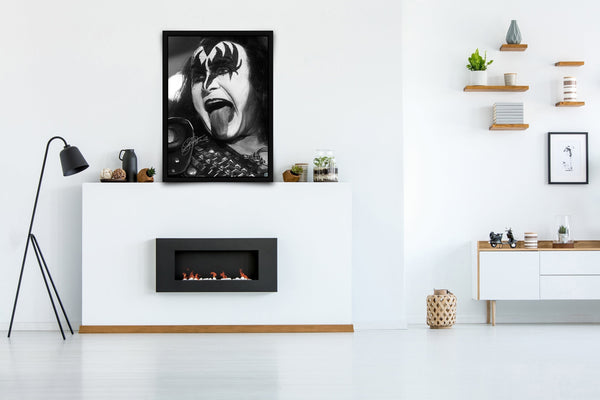 Gene Simmons (KISS) Signed Poster with COA