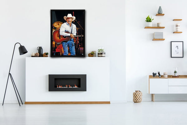 George Strait Signed Poster with COA