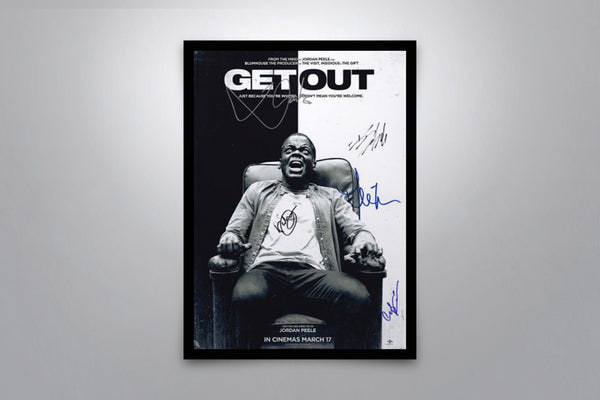 Get Out Signed Poster with COA