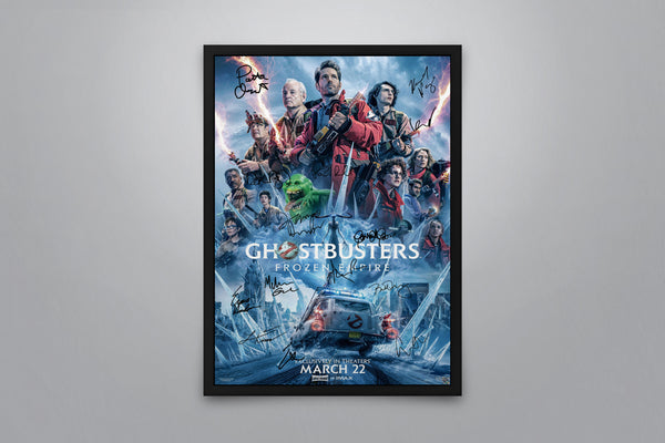 Ghostbusters: Frozen Empire - Signed Poster + COA