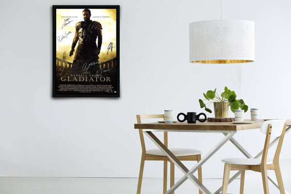 Gladiator Signed Poster with COA