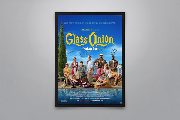 Glass Onion: A Knives Out Mystery Signed Poster with COA