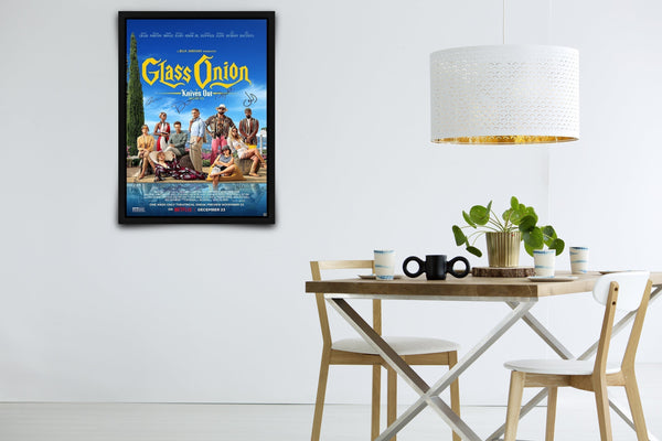 Glass Onion: A Knives Out Mystery Signed Poster with COA