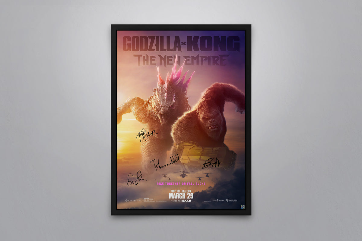 Godzilla x Kong: The New Empire - Signed Poster + COA