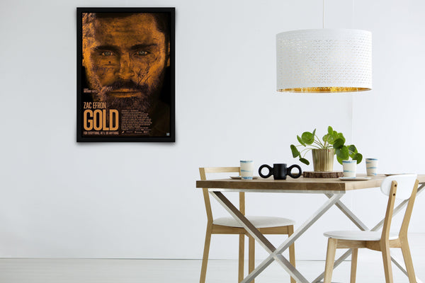 Gold Signed Poster with COA