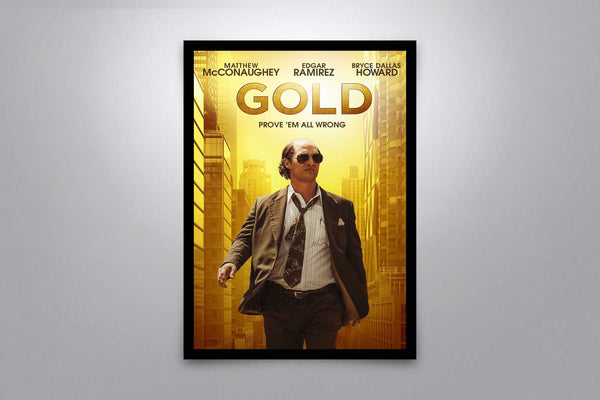 Gold Signed Poster with COA