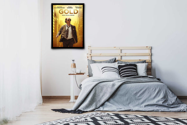 Gold Signed Poster with COA