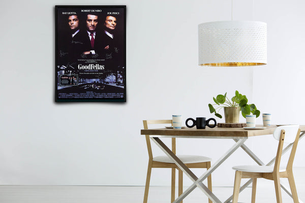 Goodfellas Signed Poster with COA