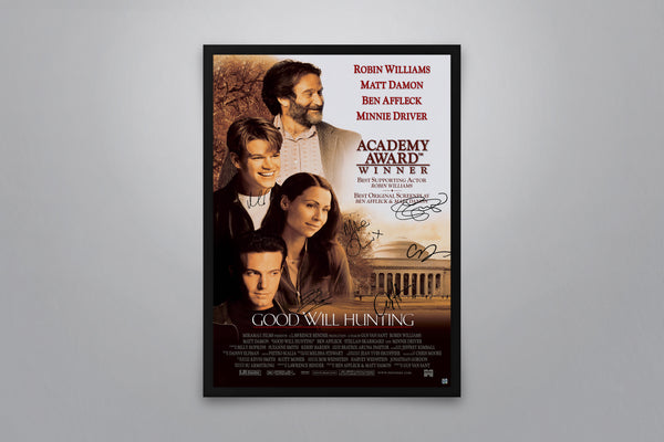 Good Will Hunting Signed Poster with COA