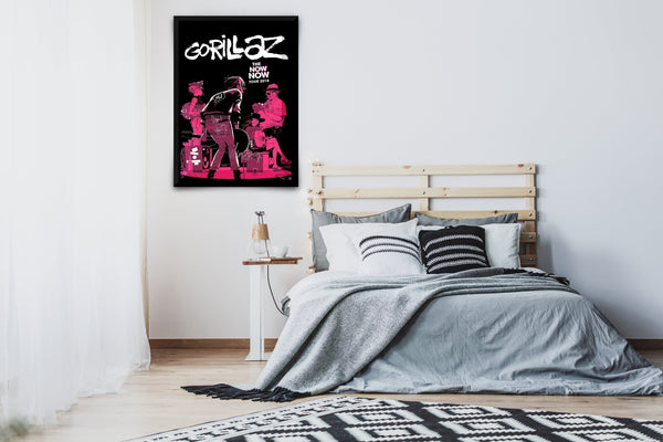 Gorillaz: The Now Now  Signed Poster with COA