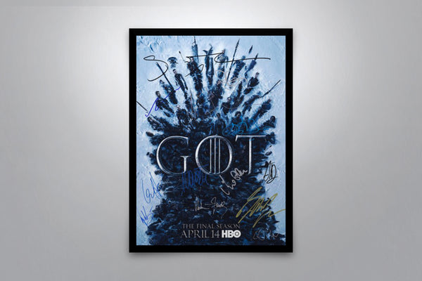 Game of Thrones Signed Poster with COA
