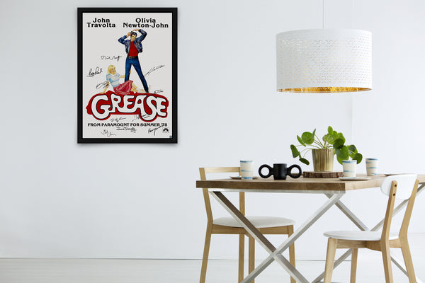 Grease - Signed Poster + COA