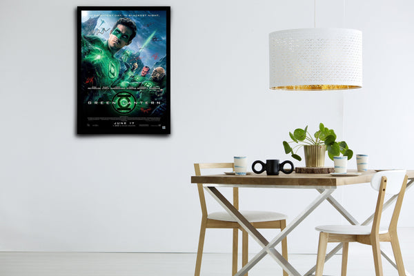 Green Lantern Signed Poster with COA