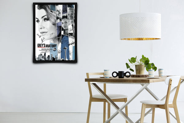 Grey's Anatomy Signed Poster with COA