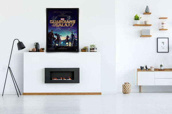 Guardians of the Galaxy Signed Poster with COA