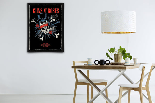 Guns N' Roses Signed Poster with COA