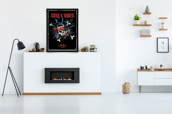 Guns N' Roses Signed Poster with COA