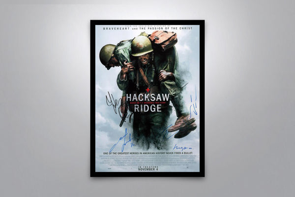Hacksaw Ridge Signed Poster with COA