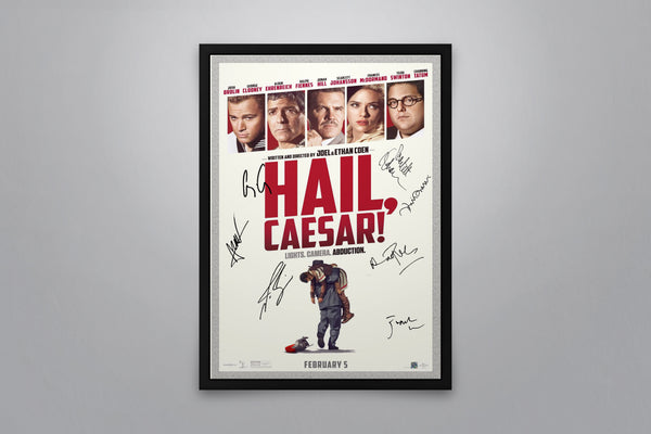 Hail, Caesar! Signed Poster with COA