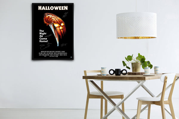 Halloween Signed Poster with COA